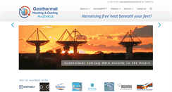 Desktop Screenshot of geothermalaustralia.com.au