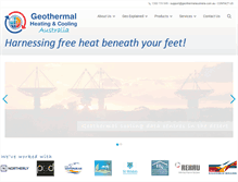 Tablet Screenshot of geothermalaustralia.com.au